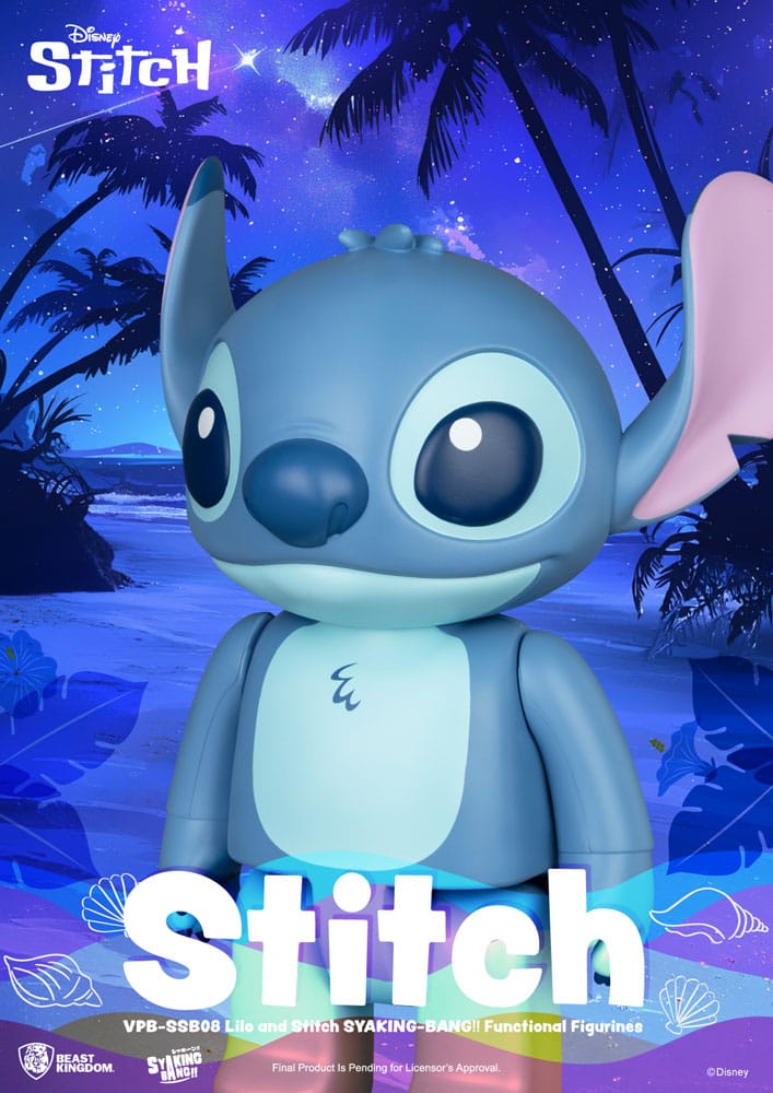 Lilo & Stitch Syaing Bang Vinyl Bank Stitch 30 cm