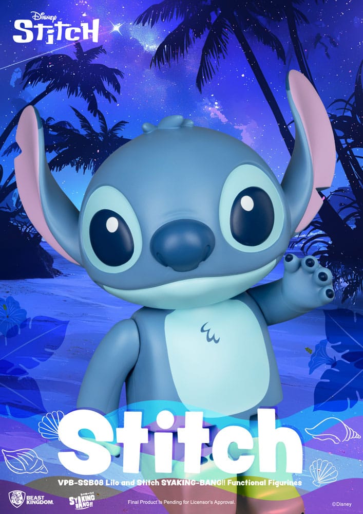 Lilo & Stitch Syaing Bang Vinyl Bank Stitch 30 cm