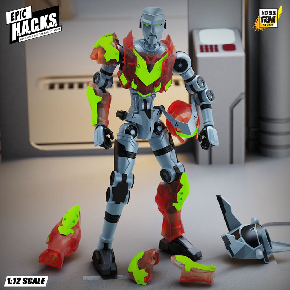 CGT Corp Epic H.A.C.K.S. Action Figure 1/12 Wave 1 CGT Combat Drone: Agile Battle Robot 18 cm