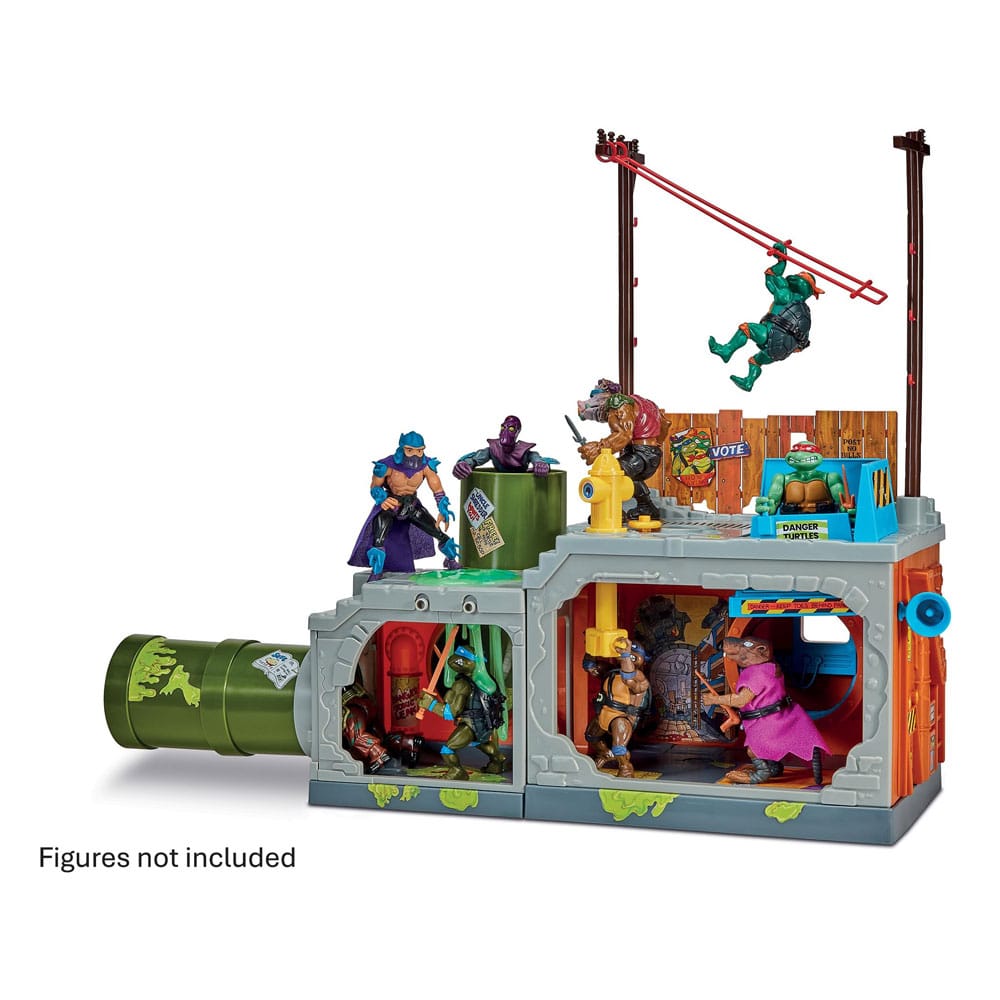 Teenage Mutant Ninja Turtles Building Secret Sewer Lid Playset Mutant Module EU Exclusive 30 cm