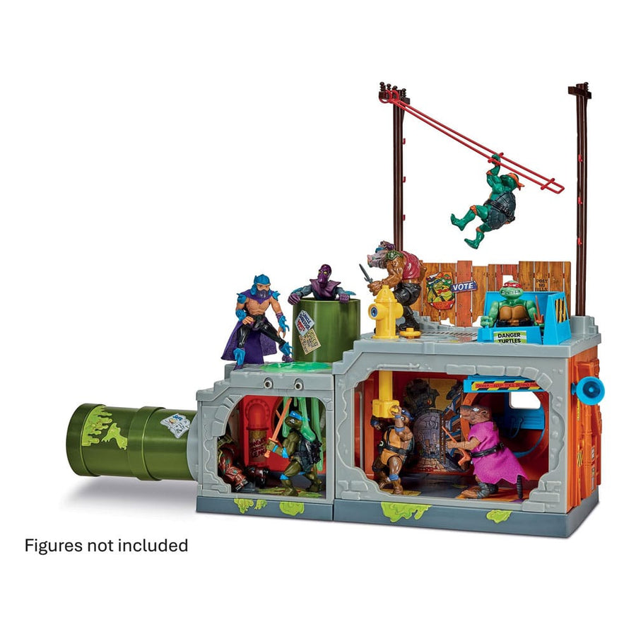 Teenage Mutant Ninja Turtles Building Secret Sewer Lid Playset Mutant Module EU Exclusive 30 cm