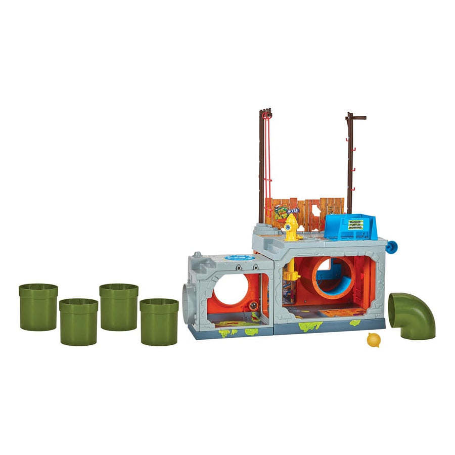 Teenage Mutant Ninja Turtles Building Secret Sewer Lid Playset Mutant Module EU Exclusive 30 cm