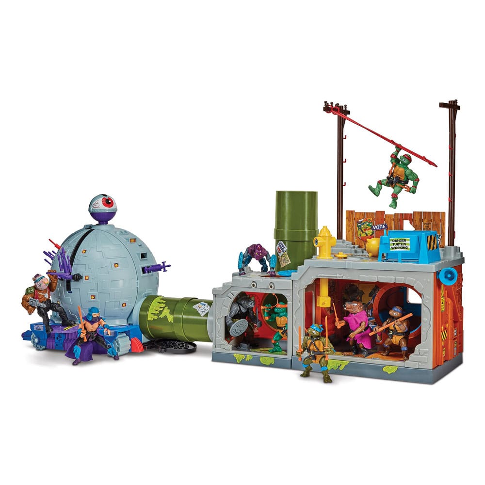 Teenage Mutant Ninja Turtles Building Secret Sewer Lid Playset Mutant Module EU Exclusive 30 cm