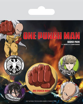 Olika Karaktärer (One Punch Man) Pins