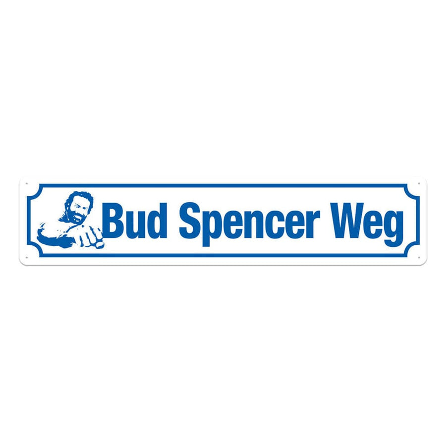 Bud Spencer Tin Sign Bud Spencer Weg 46 x 10 cm