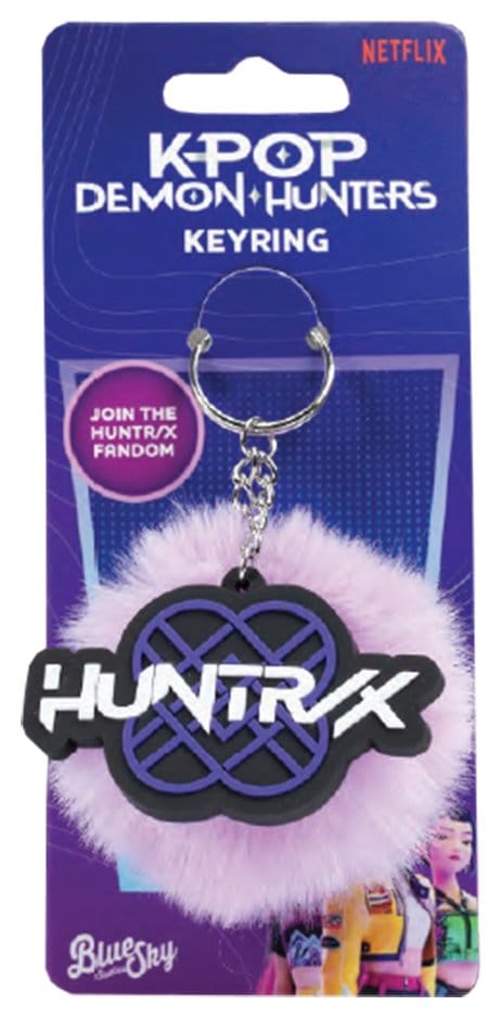 KPop Demon Hunters Pom Pom Keychain Huntr/x