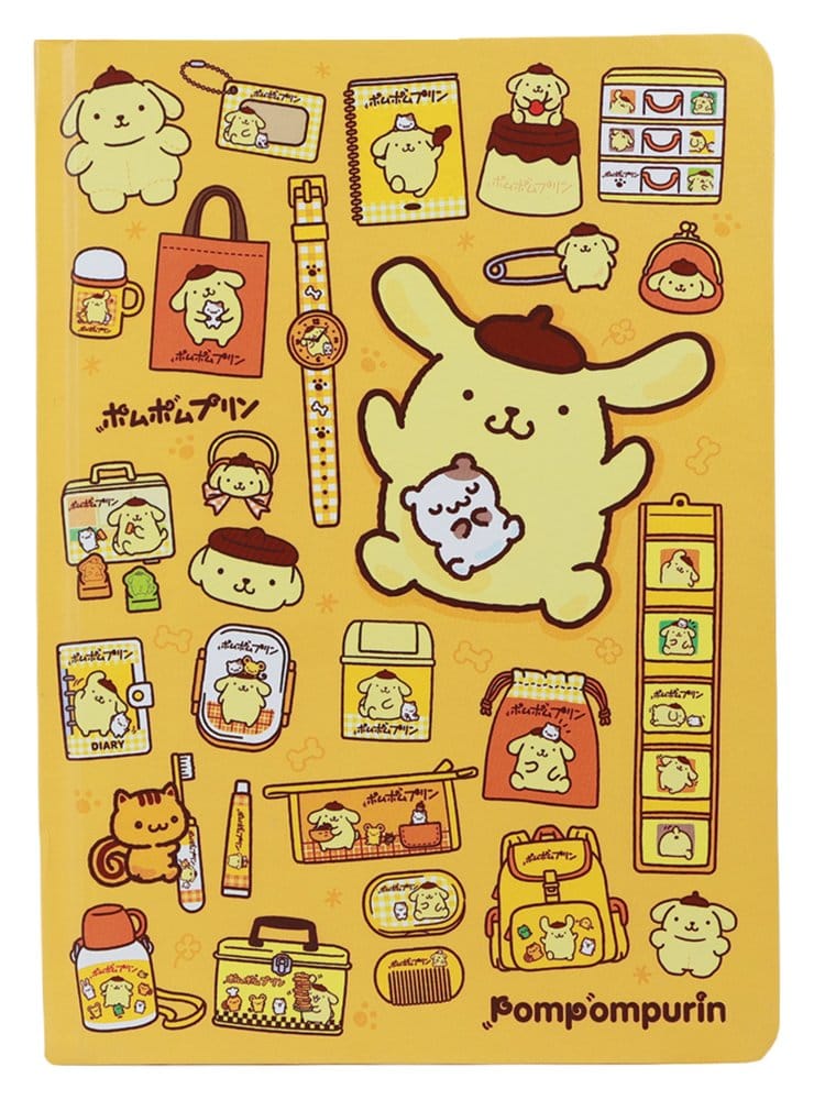 Sanrio A5 Notebook Pompompurin