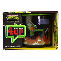 Teenage Mutant Ninja Turtles Enamel Mug and Keychain Set