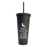 Wednesday Tumbler with Straws 485 ml