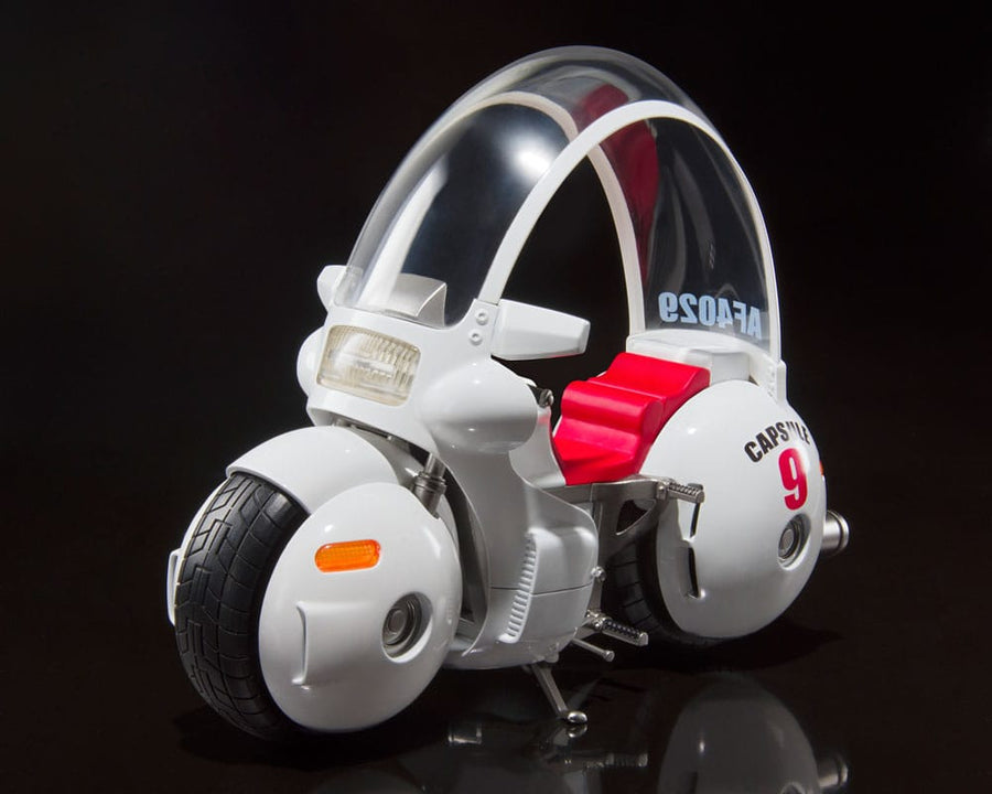 Dragon Ball S.H. Figuarts Vehicle with Figure Bulma's Motorcycle Hoipoi Capsule No. 9 17 cm