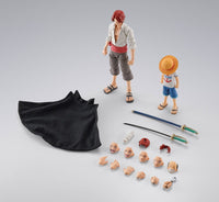 One Piece S.H.Figuarts Action Figure 2-Pack Shanks & Monkey D. Luffy Childhood Ver.