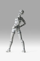 S.H.Figuarts Action Figure Body-Chan Sports Edition Wire Frame (Gray Color Ver.) 15 cm