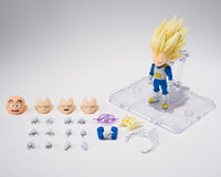 Dragon Ball S.H.Figuarts Action Figure Super Saiyan Level 3 Vegeta (mini) Daima 8 cm