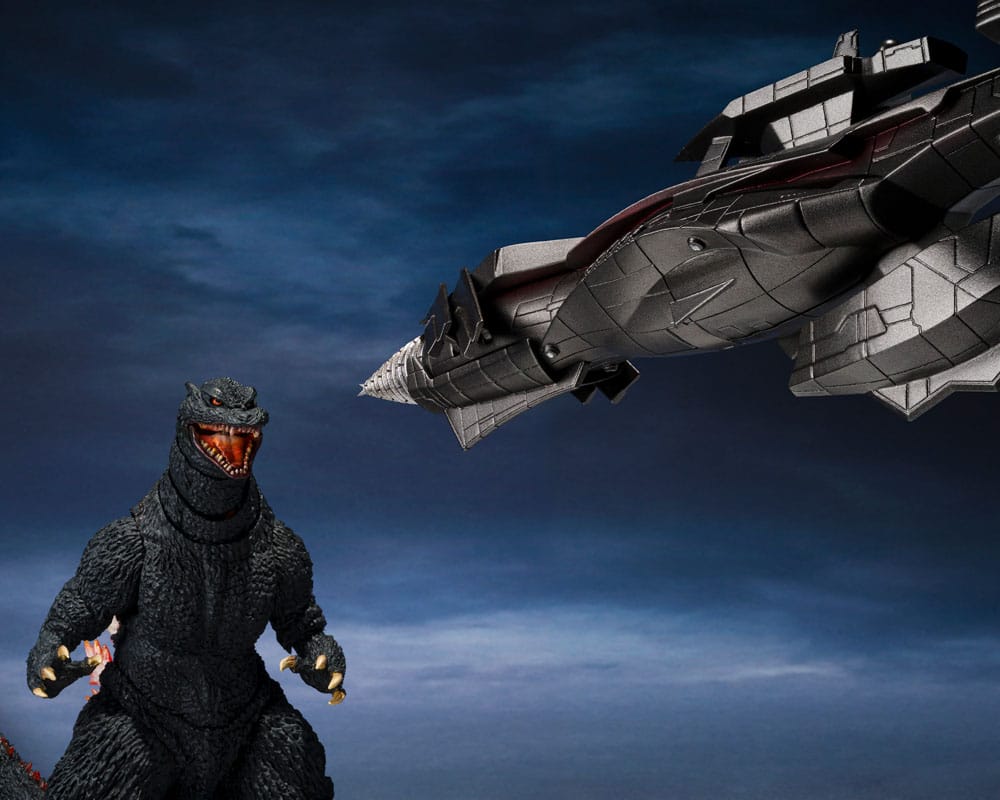Godzilla: Final Wars S.H.MonsterArts Action Figure Godzilla Heat Ray Ver. vs. New Gotengo 16 cm