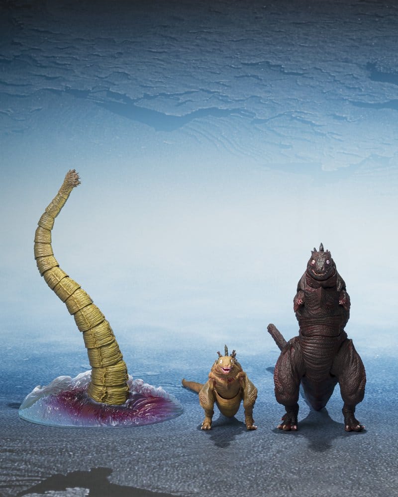 Godzilla 2016 S.H.MonsterArts Action Figures 3-Pack The Second Form, Thrid Form, Giant Unidentified Creature Set