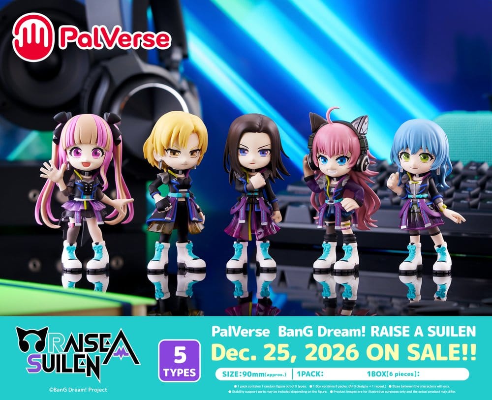 BanG Dream! PalVerse Mini Figures Blind Box Assortment (6)