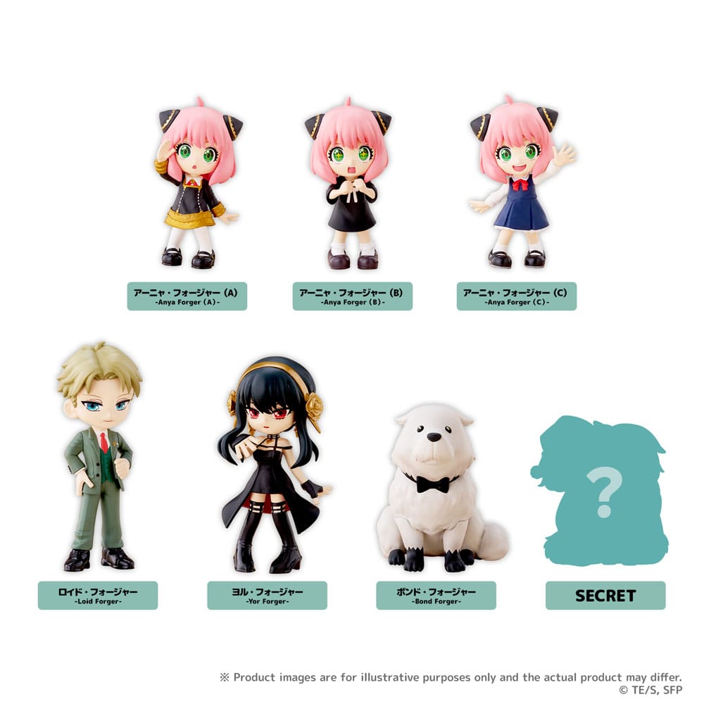 Spy x Family PalVerse PVC Figures 9 cm Assortment (6)