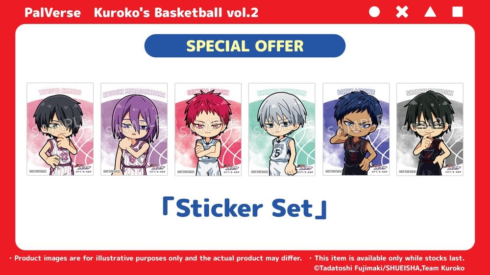 Kuroko's Basketball PalVerse Mini Figures Blind Box Assortment vol.2 (6)