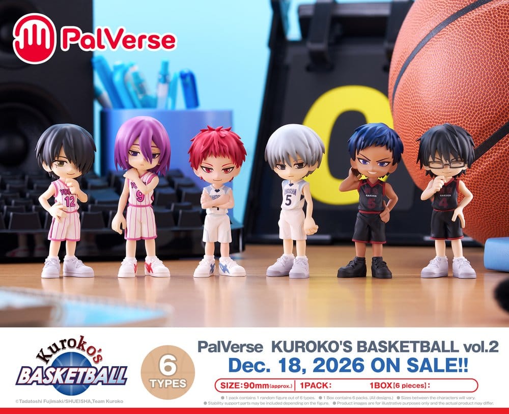 Kuroko's Basketball PalVerse Mini Figures Blind Box Assortment vol.2 (6)