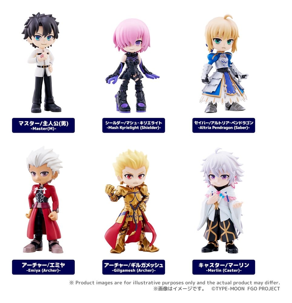 Fate/Grand Order PalVerse Mini Figures vol.1 Blind Box Display (6)