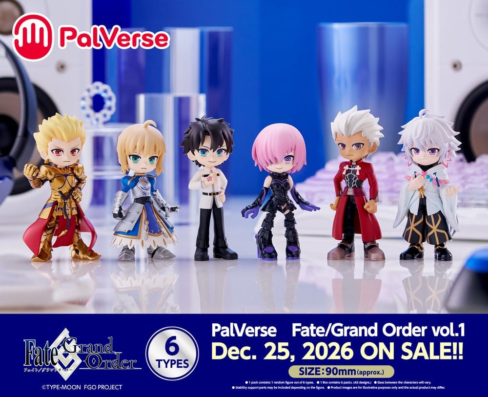 Fate/Grand Order PalVerse Mini Figures vol.1 Blind Box Display (6)