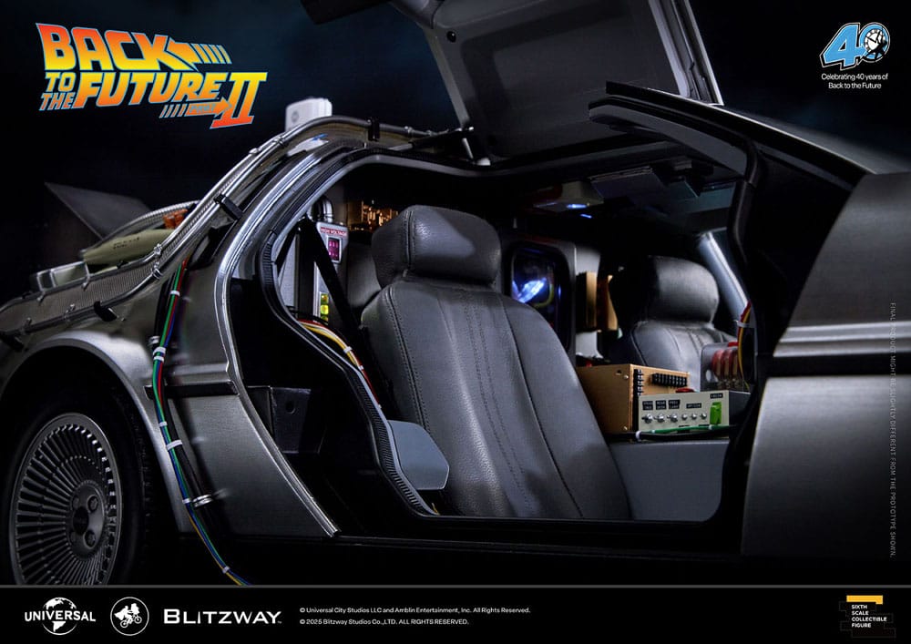 Back to the Future II Premium UMS vehicle 1/6 Time Machine 74 cm
