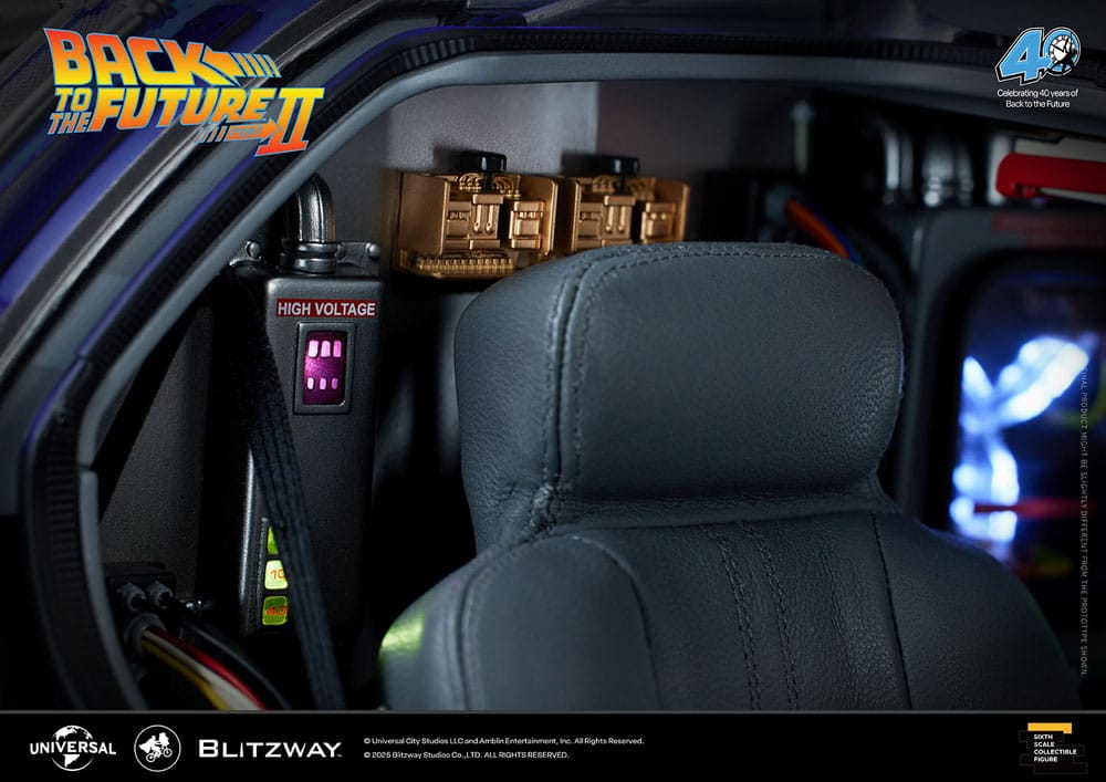 Back to the Future II Premium UMS vehicle 1/6 Time Machine 74 cm