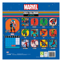 Marvel Calendar 2024 Super Heroes