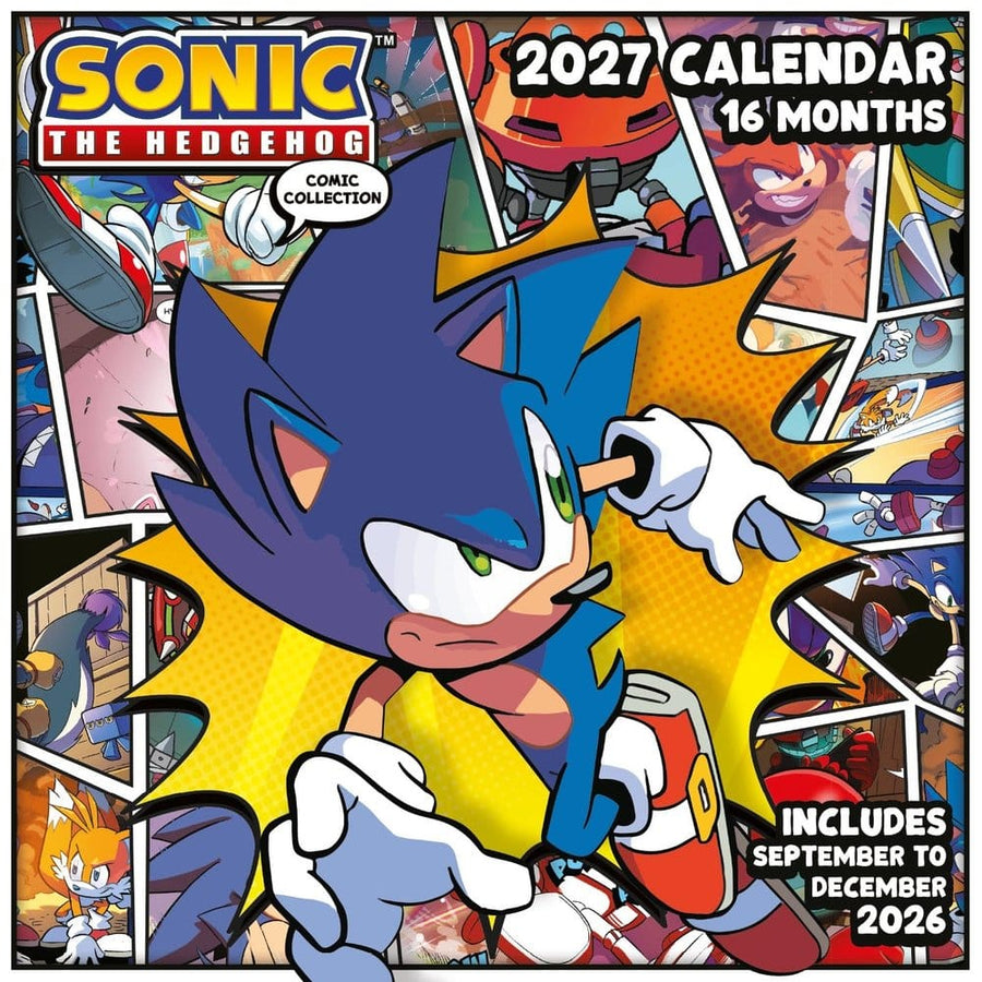 Sonic the Hedgehog (2027) Square Calendar 30 x 30 cm