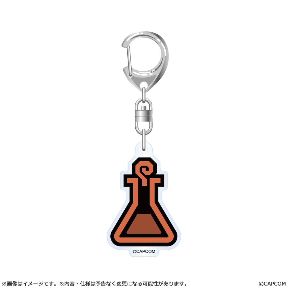 Monster Hunter Wilds Acryl Keychains Item Icon 6 cm  Assortment (10)