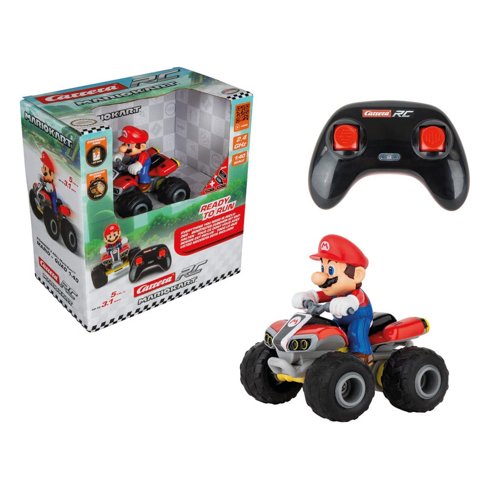 Super Mario Kart RC remote-controlled Quad 1/40 2.4GHz Mario