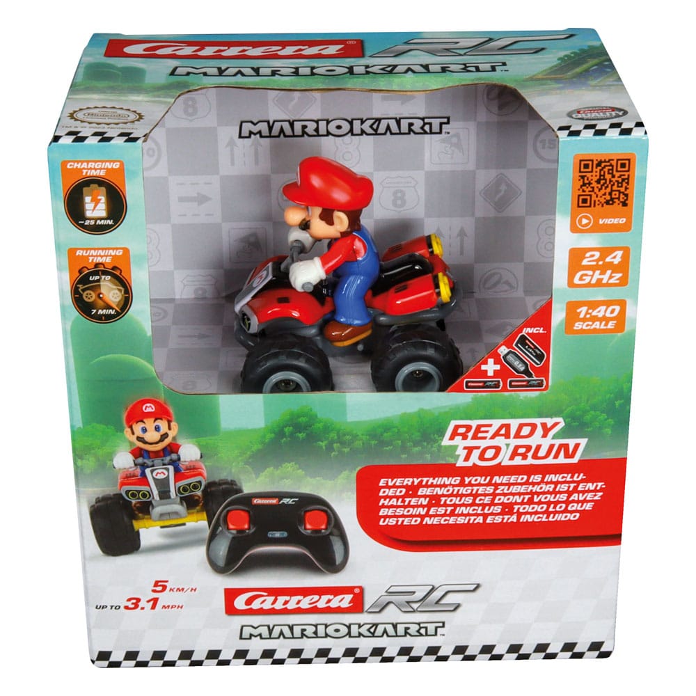 Super Mario Kart RC remote-controlled Quad 1/40 2.4GHz Mario
