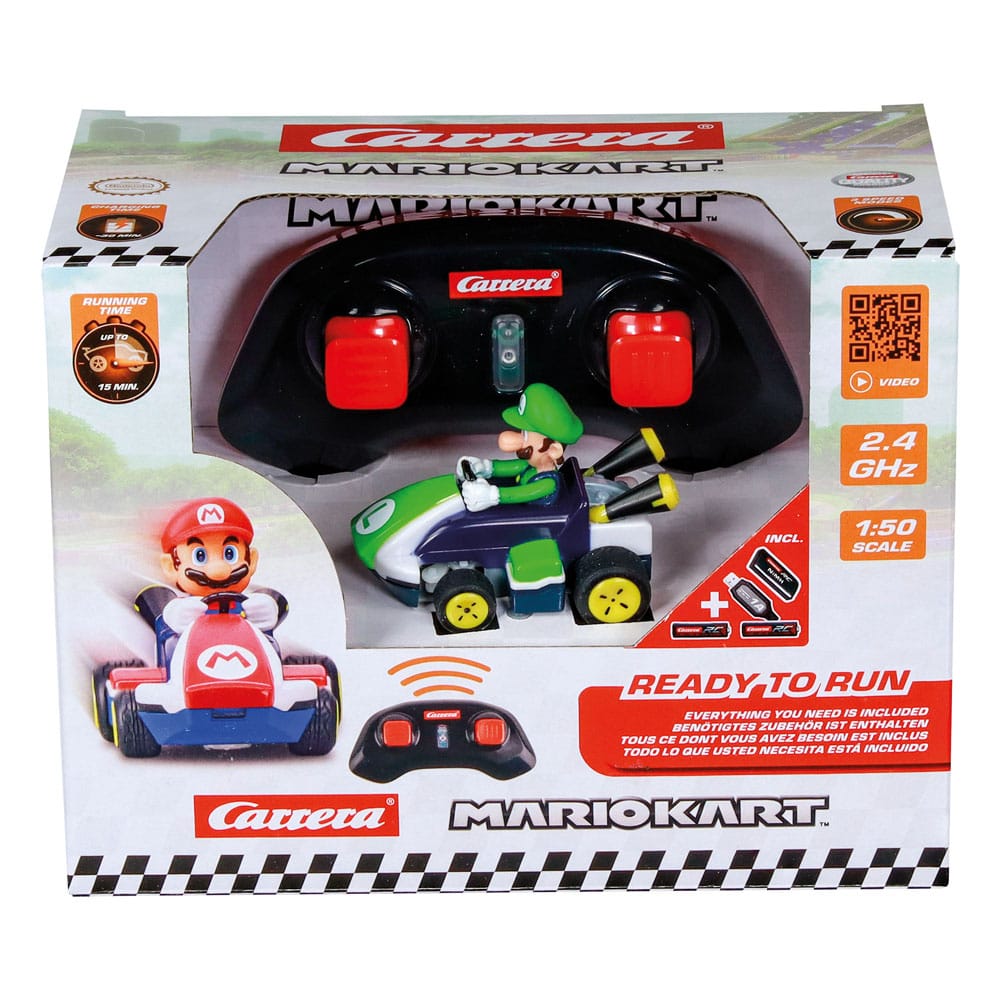 Super Mario Kart RC remote-controlled Car 1/50 2.4GHz Mini Luigi