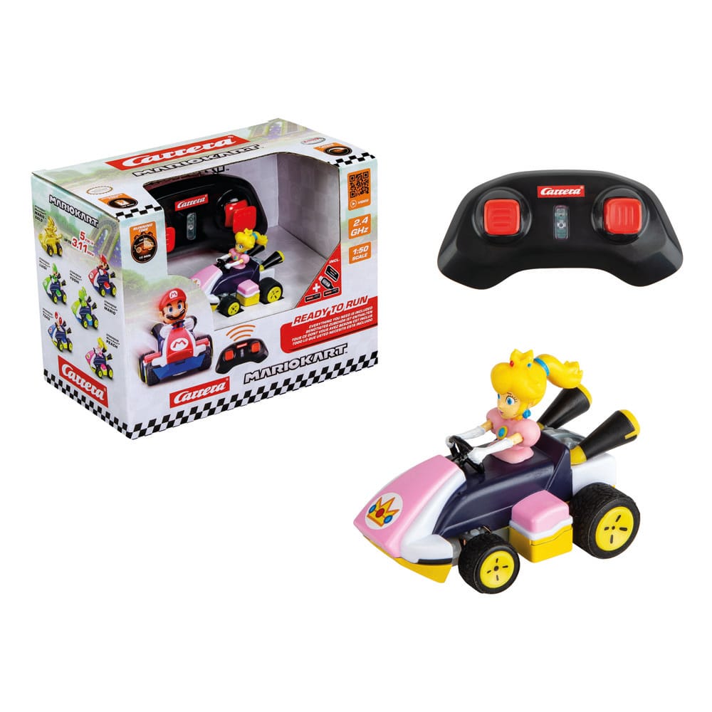 Super Mario Kart RC remote-controlled Car 1/50 2.4GHz Mini Peach