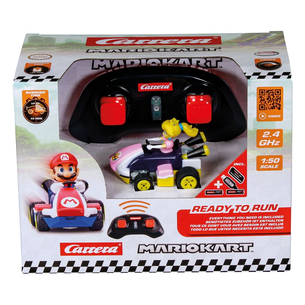 Super Mario Kart RC remote-controlled Car 1/50 2.4GHz Mini Peach