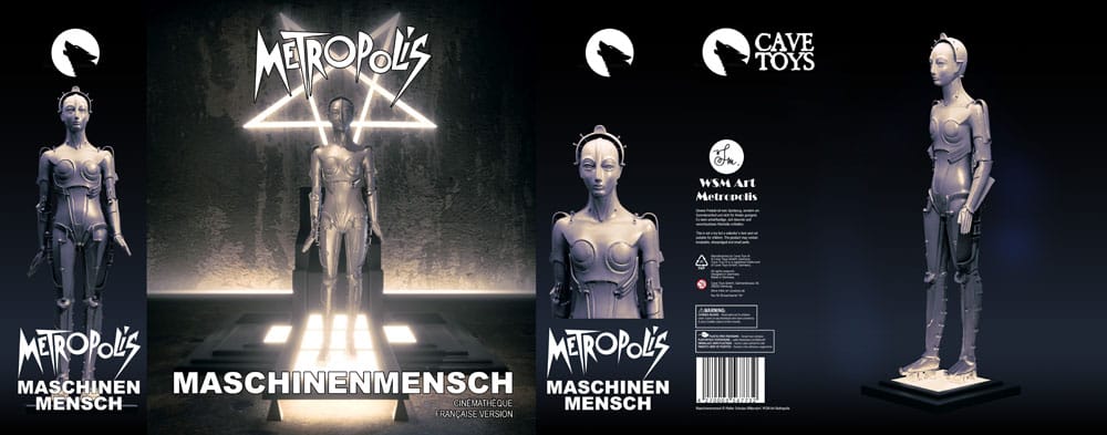 Metropolis  Statue 1/10 Maschinenmensch C.F.M. 19 cm