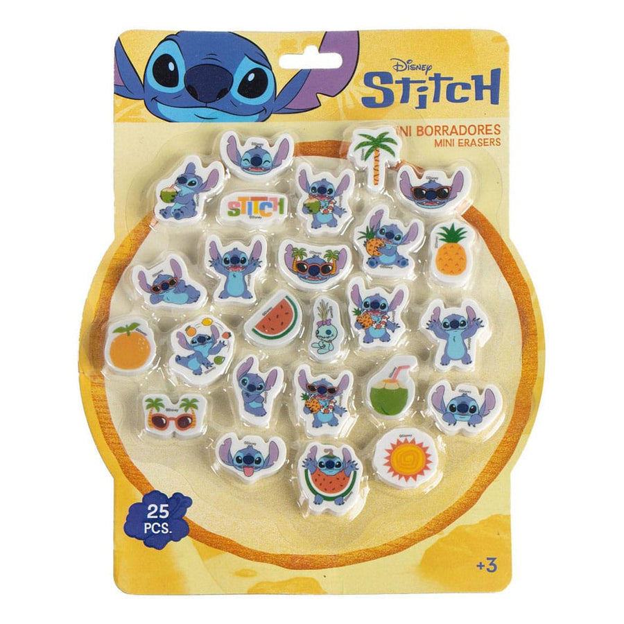 Lilo & Stitch Erasers 25-Pack