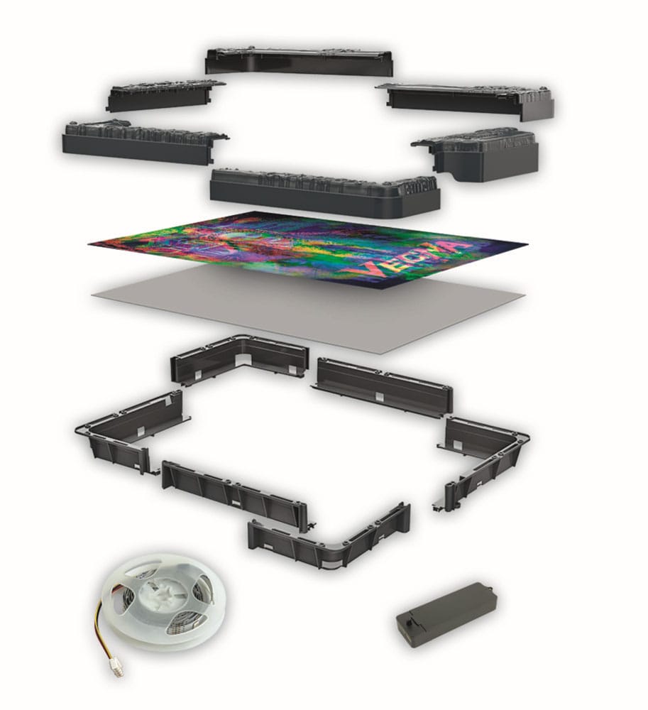 Stranger Things Metamorphic Art Collection Jigsaw Puzzle with Light-Up Effect Vecna (520 pieces)