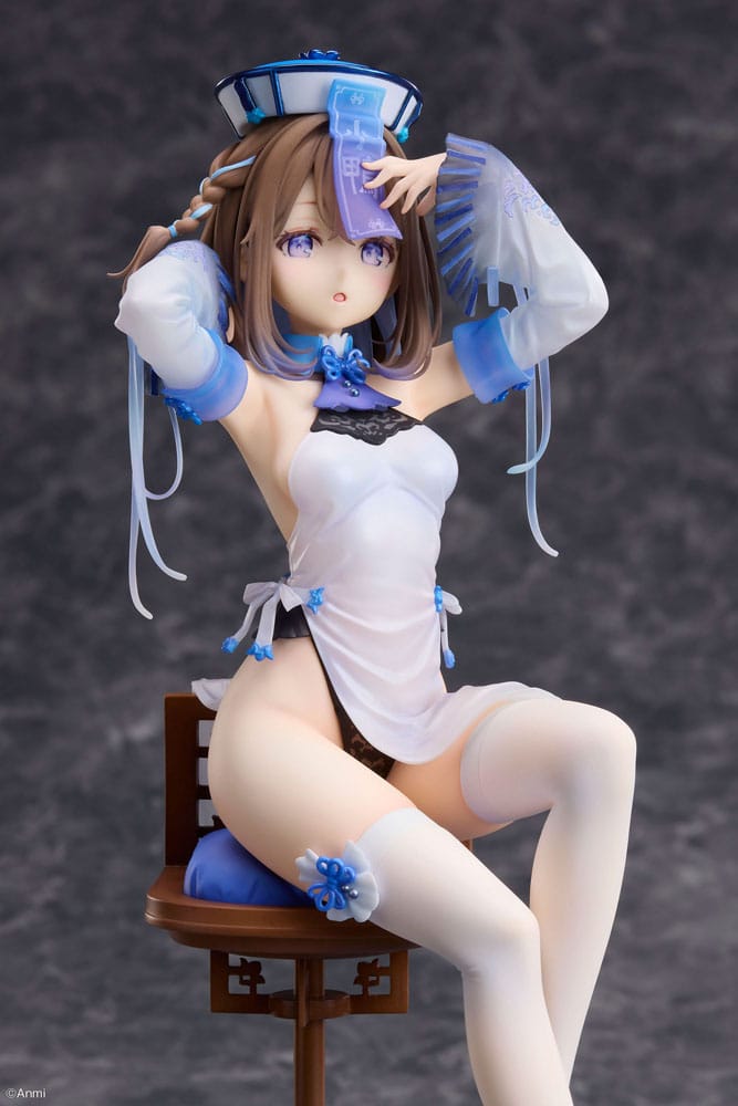 Original Character PVC Statue 1/7 Blue jiangshi Illustration by Anmi 21 cm