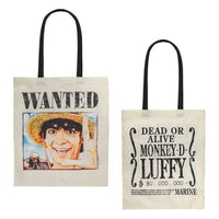 One Piece Tote Bag Wanted Luffy