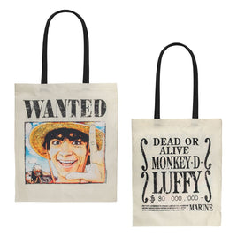 One Piece Tote Bag Wanted Luffy