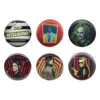 Beetlejuice Pin Badges 6-Pack