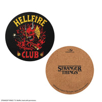 Stranger Things Coaster 4-Pack Hellfire Club