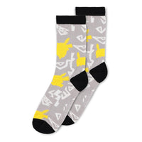 Pokemon Socks 3-Pack Crew 39-42