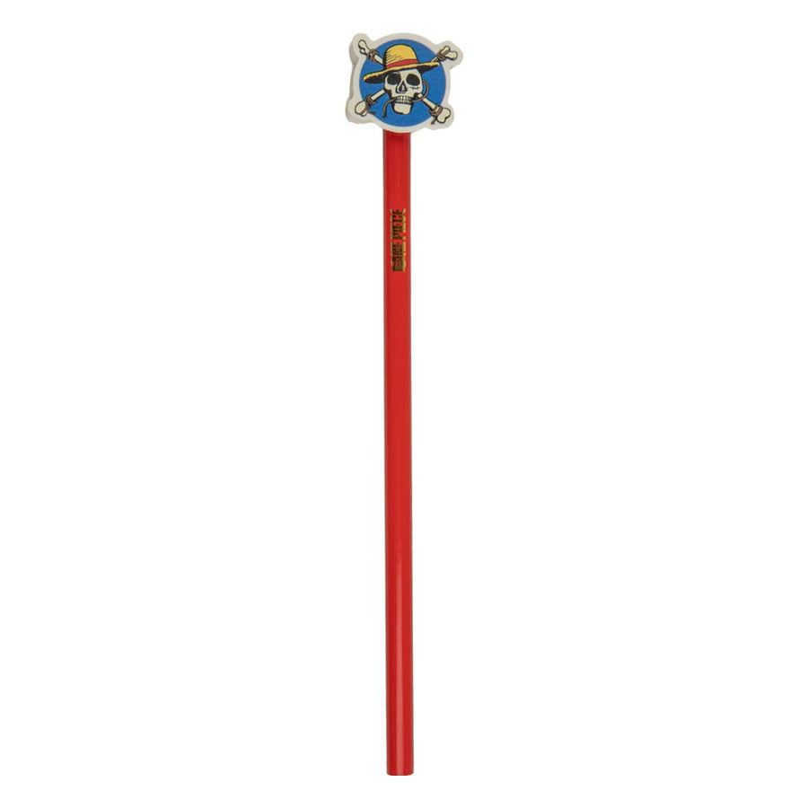One Piece Pencils with Eraser Topper Luffy