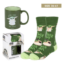 Grogu (Star Wars: The Mandalorian) Sock + Mug Gift Set