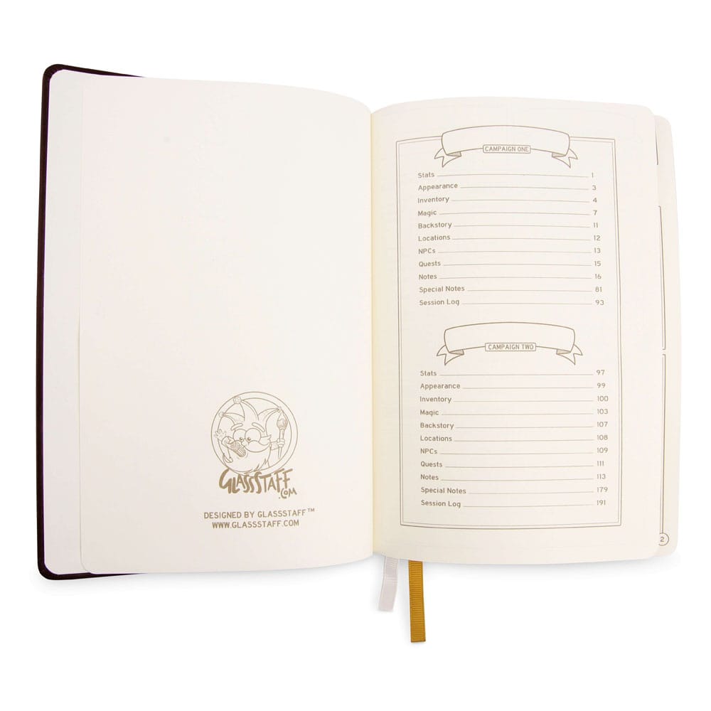 Dungeons & Dragons RPG Journal 5e Black