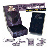 CritStones Metal Dice Set Rage Within (7)
