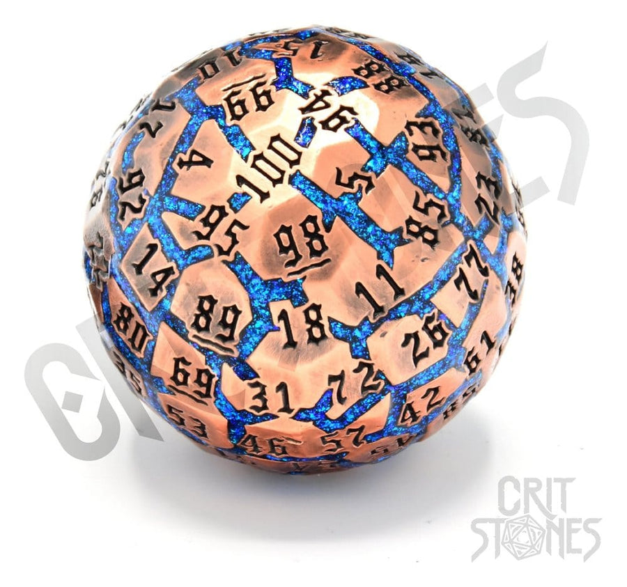 CritStones Metal Dice D100 Hextech Orb