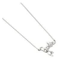 Barbie Pendant & Necklace Logo & Silhouette (Sterling Silver)